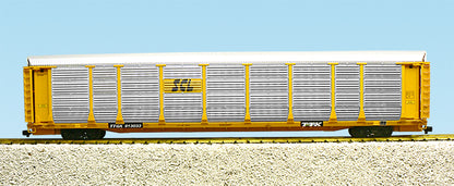 USA Trains BI LEVEL AUTO CARRIER R17187 SCL Yellow