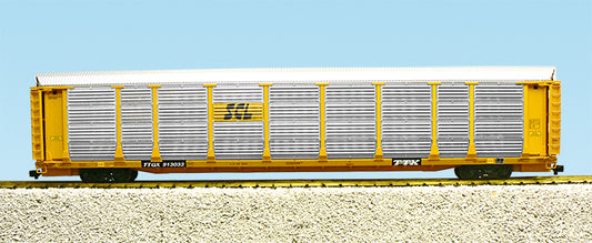 USA Trains BI LEVEL AUTO CARRIER R17187 SCL Yellow