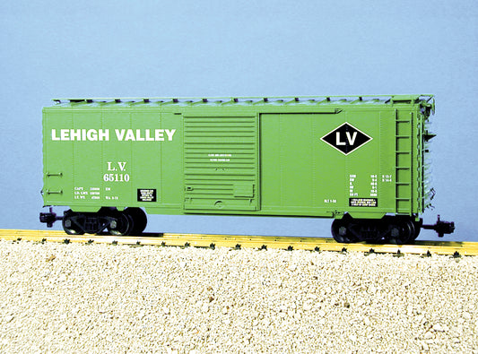 USA Trains R19215C LEHIGH VALLEY 40' Steel Box Car GREEN PS-1