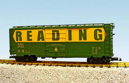 USA Trains R19240B READING 40' GREEN Steel Box Car PS-1