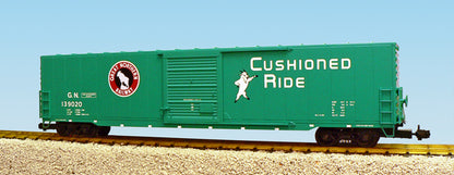 USA TRAINS R19404A GREAT NORTHERN 60' Single Door Box Car Jade Green