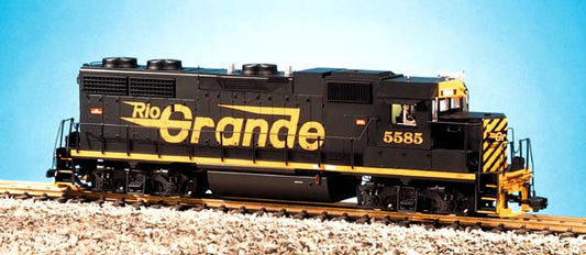 USA Trains RIO GRANDE GP38-2 BLACK/ORANGE R22205 with Smoke and Lights