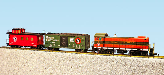 USA Trains R72403 Great Northern G S4 Diesel Locomotive Freight Train Set