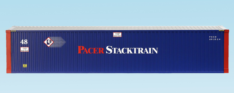 PACK OF 3 USA Trains Single 48' Foot Intermodal Containers - YOU CHOOSE 3