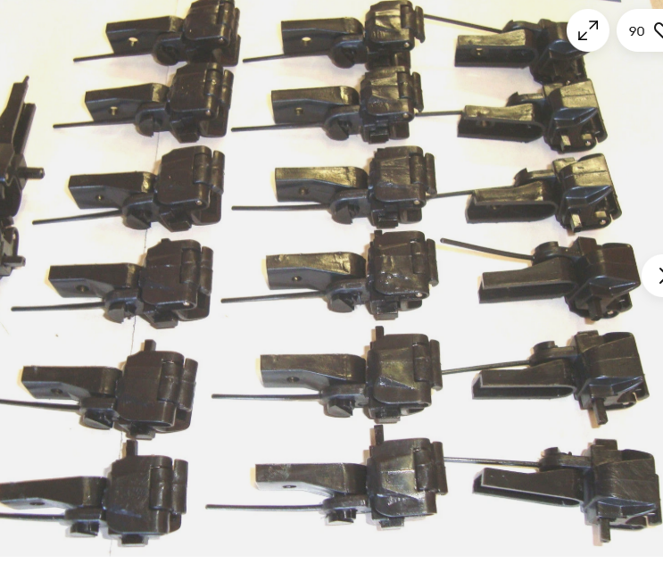 10 Pairs (20 Pieces) Bachmann 92420 / 92419 G Scale Knuckle Couplers