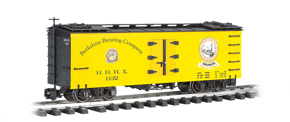 Bachmann 93265 BERKSHIRE BREWING CO. Reefer with Metal Wheels