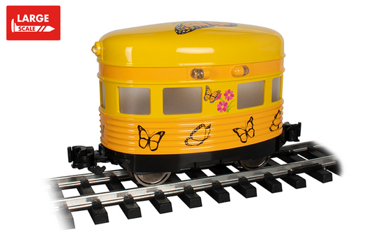 Bachmann Remake of Aristocraft Eggliner 96289 Yellow MONARCH BUTTERFLY