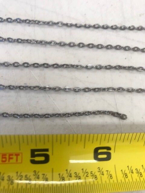 4 Feet of All Scales BLACKENED Metal Hobby Chain for LGB, USA Trains, Loads, Cranes and more