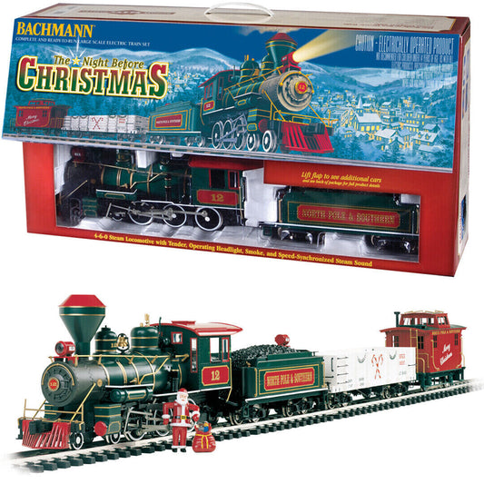 Bachmann 90037 The Night Before Christmas Train Set Layout Large G Scale