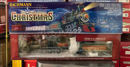 Bachmann 90037 The Night Before Christmas Train Set Layout Large G Scale