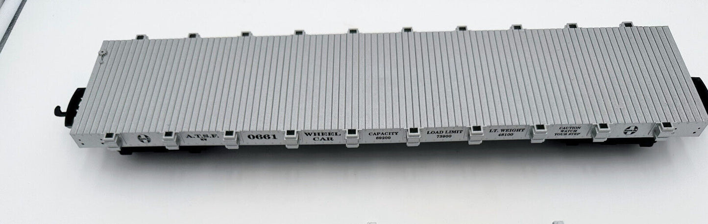 USA Trains Santa Fe Flat Car Rd #0661 - Silver