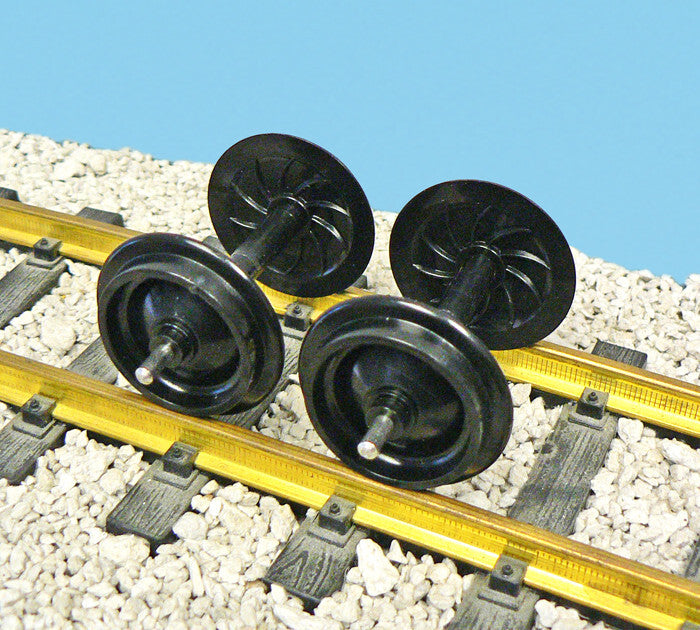 USA Trains Standard G Scale Wheel set - 4 Axles, 2 Pair