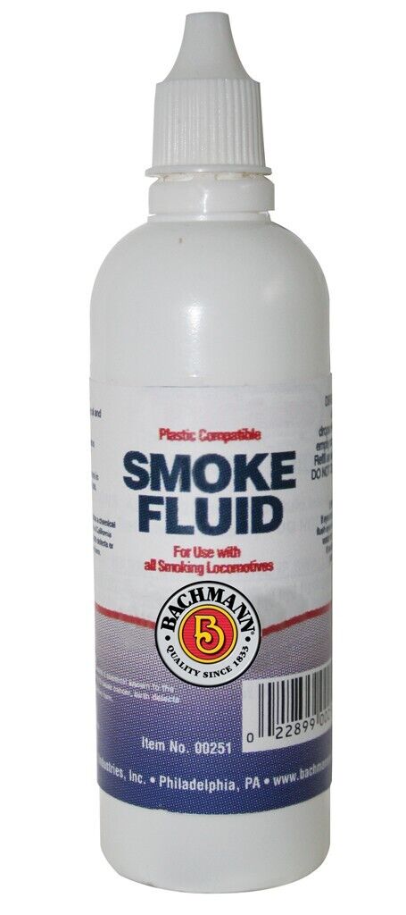 Bachmann 4.5OZ Smoke Fluid 00251 For All Smoking Locomotive Brands, LGB and more