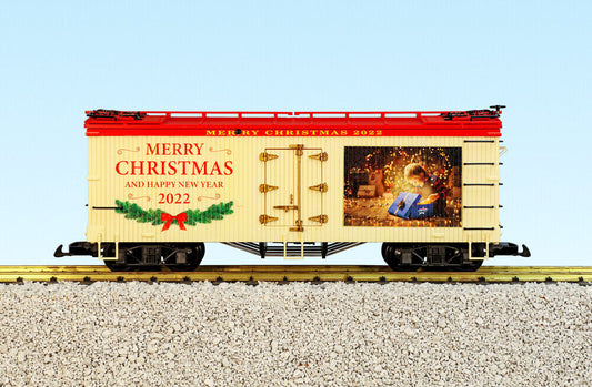 USA Trains R13040 CHRISTMAS 2022 Limited Run Christmas Reefer Holiday Car