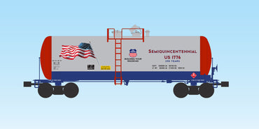 USA Trains 42' Tank Car Patriotic USA Flag - R15272 available NOW