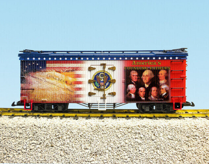 USA Trains R16055 “America's Founding Fathers” Presidents Patriotic Reefer