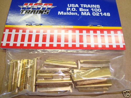 USA TRAINS R80001 Brass Rail Joiners - PACK OF 12