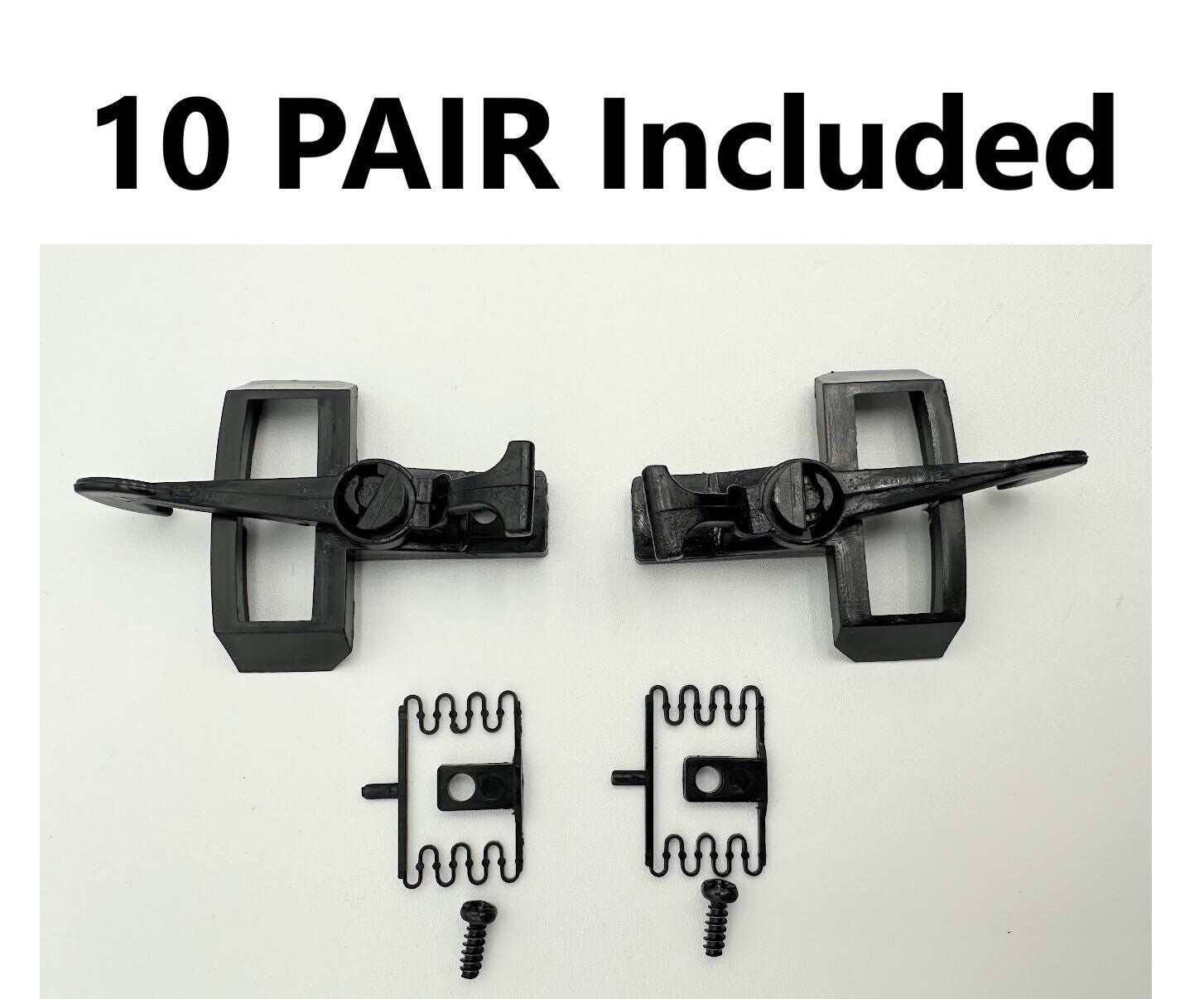 Scale Electrix Loop 10 PAIRS Standard G-Scale Hook & Loop Couplers, Fits Most BACHMANN, LG ...