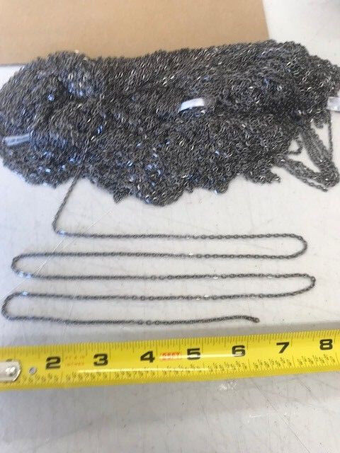 4 Feet of All Scales BLACKENED Metal Hobby Chain for LGB, USA Trains, Loads, Cranes and more