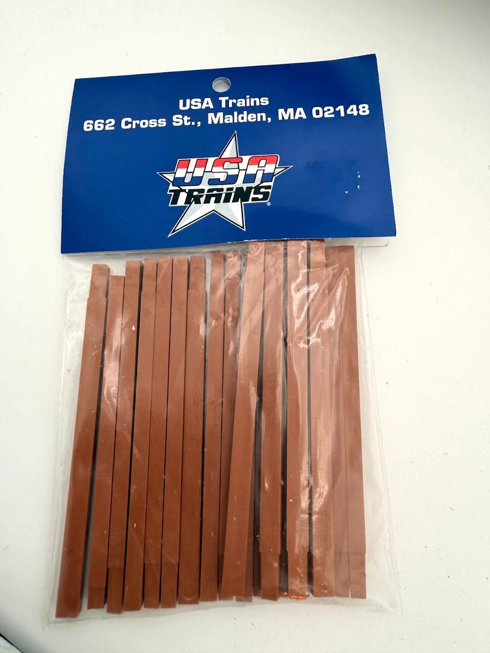 USA TRAINS R17-01 Flat Car Wooden Stakes - SET OF 20 - G Scale